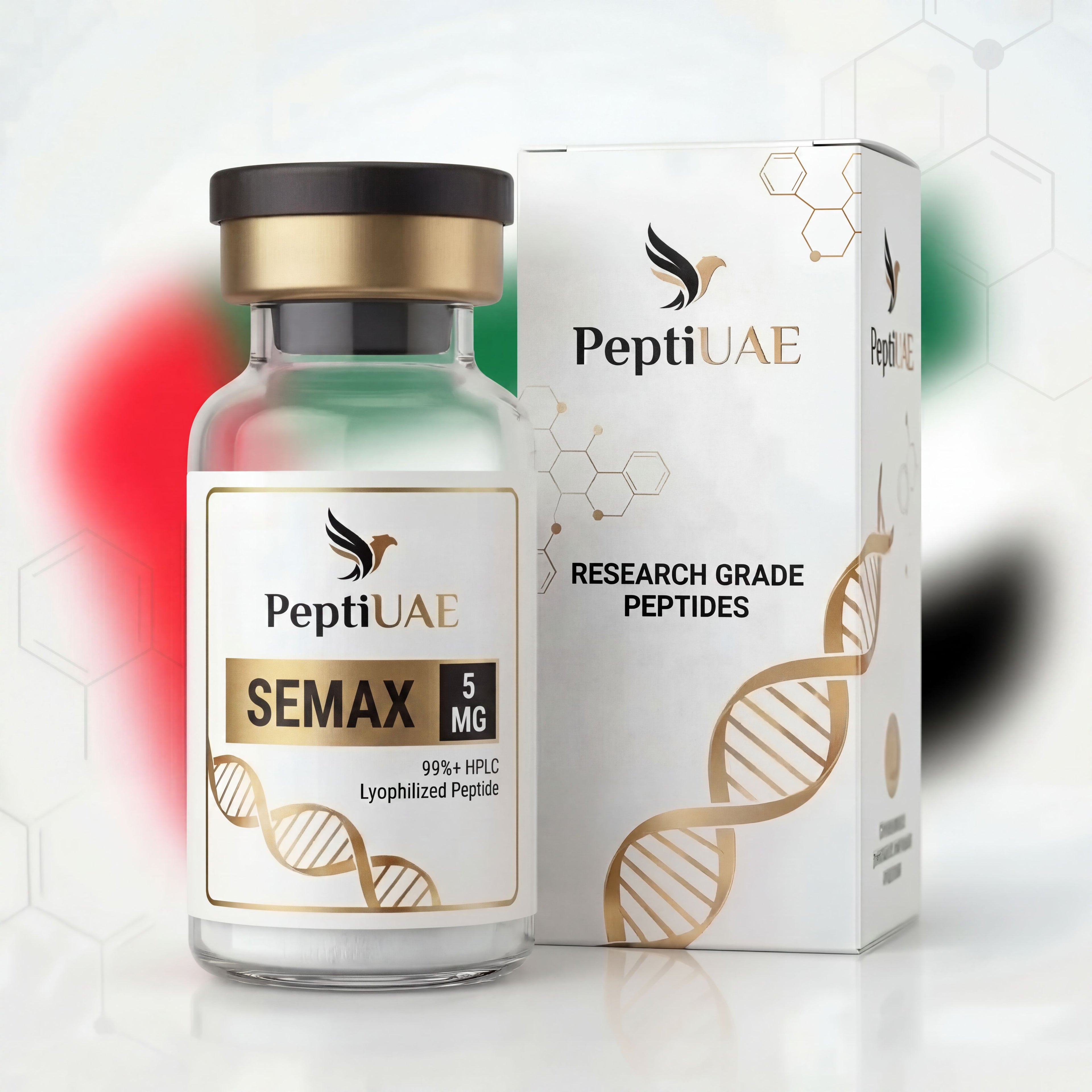 Semax 5MG Peptide - 99% Pure Peptide | PeptiUAE